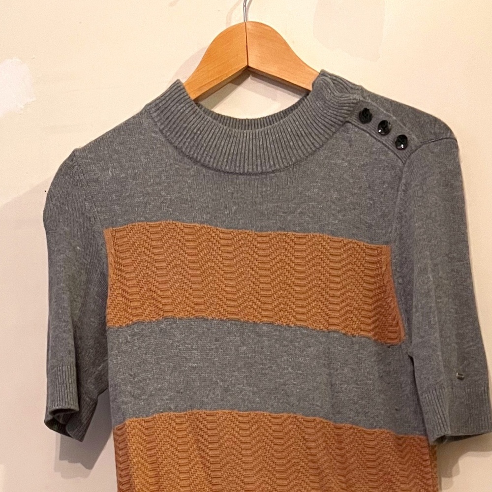 Tommy Hilfiger Sweaterdress, S, Gray + Camel
